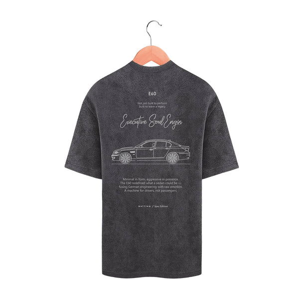T-Shirt - Washed Graphite - E60 - Soul Engine