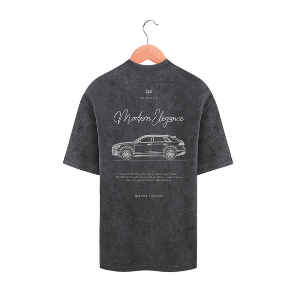 T-Shirt - Washed Graphite - Q8 - Modern Elegance