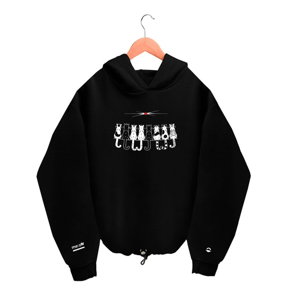 Oversized Hoodie - Black - My red God