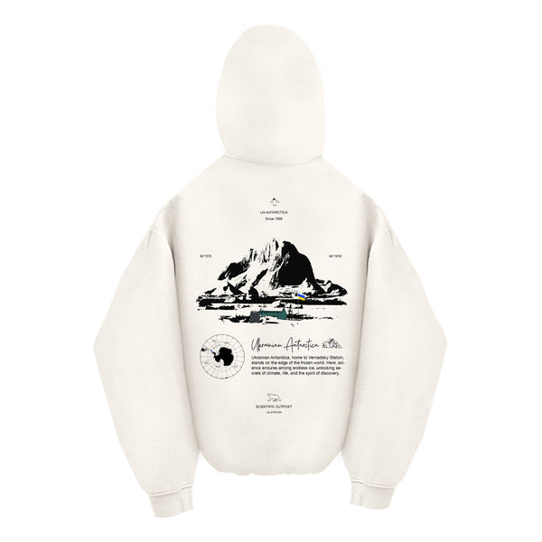 Oversized Hoodie - Milk - Ukrainian Antarctica