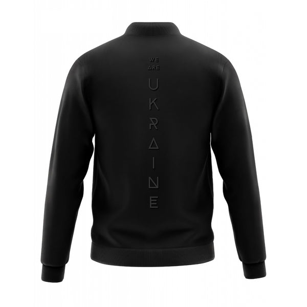 Bomber Jacket - Black - We Ukraine