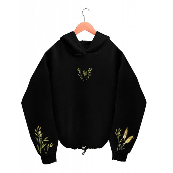 Oversized Hoodie - Black - Rye