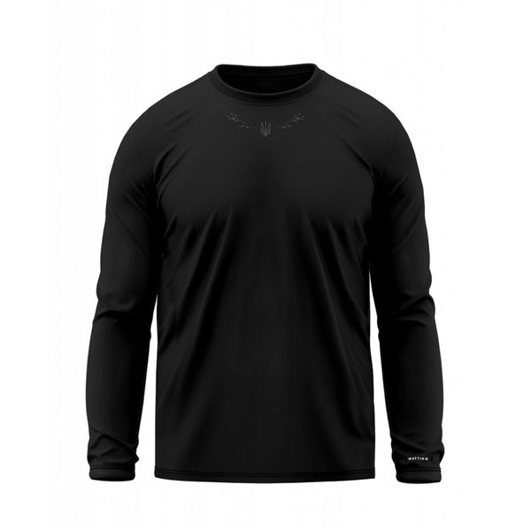 Long Sleeve - Black - Coat of Arms with Branches