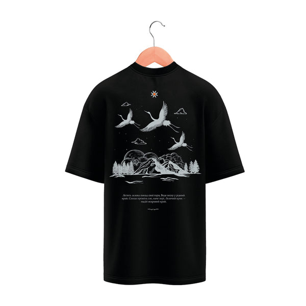 T-Shirt - Black - Storks