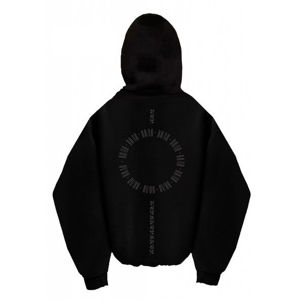 Oversized Hoodie - Black - Freedom